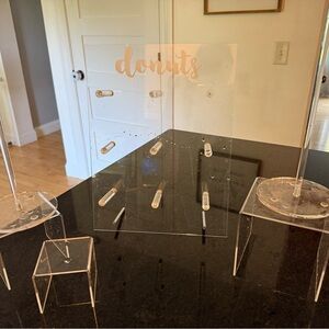Clear Acrylic Donut Stand